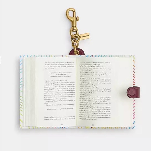 COACH I'll Give You The Sun By Jandy Nelson book charm 
NWT - Picture 5 of 8